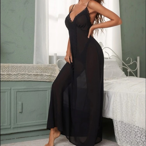 New Inventory 🌺Lace Trim Slip Nightdress🌺 - Picture 3 of 7